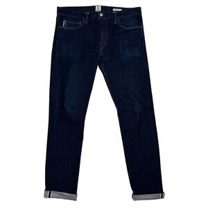 Hiroshi Kato The Pen Slim 4 Way Selvedge Denim Jeans Pants Rain Blue Size 34x32